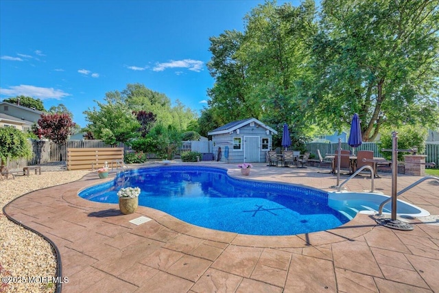 55 Yorktowne Dr, Manalapan, NJ 07726 - view of swimming pool featuring a patio and an outdoor structure