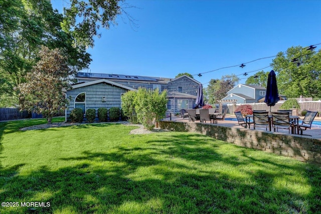 55 Yorktowne Dr, Manalapan, NJ 07726 - view of yard with a patio area