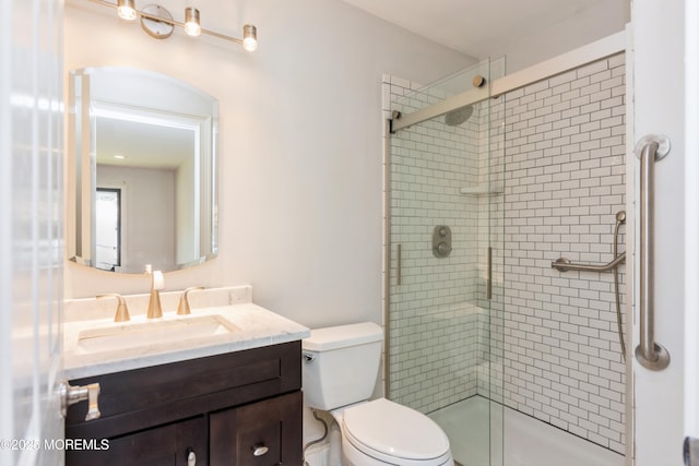 7 Danbury Ct, Red Bank, NJ 07701 - bathroom featuring a shower stall and vanity
