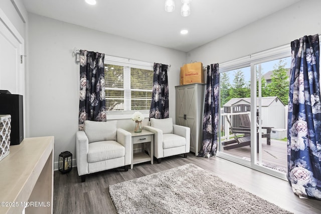 639 Longview Dr, Toms River, NJ 08753 - living area with wood finished floors and recessed lighting