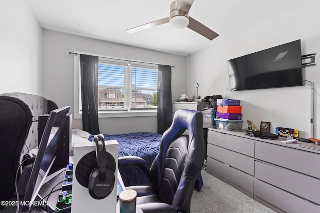639 Longview Dr, Toms River, NJ 08753 - carpeted bedroom with a ceiling fan