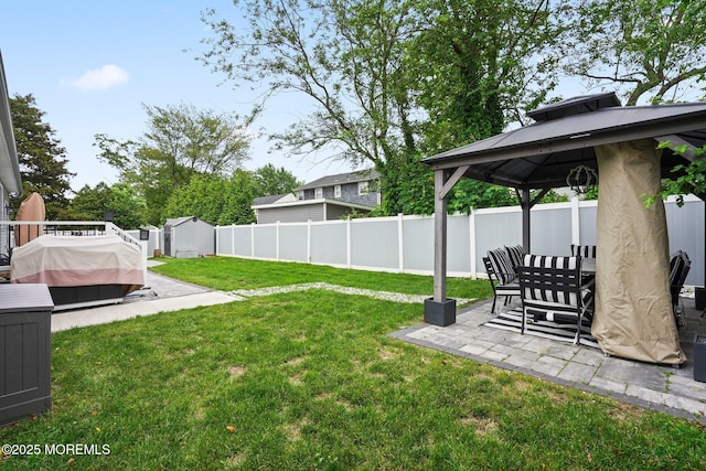 639 Longview Dr, Toms River, NJ 08753 - view of yard with a gazebo and a patio