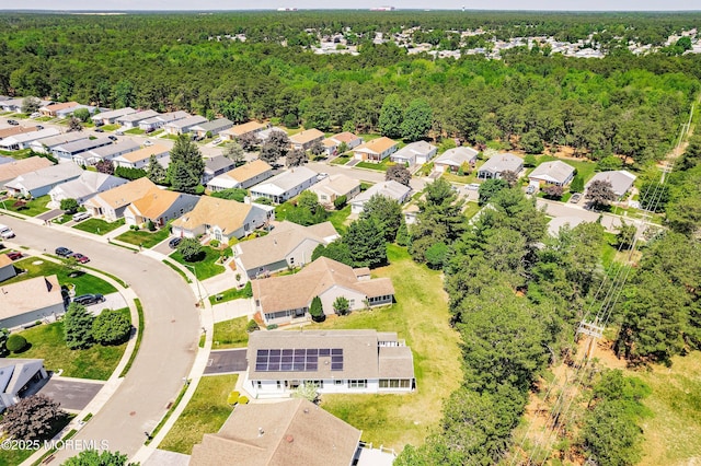 14 Winterton Dr, Toms River, NJ 08757 - aerial perspective of suburban area with a heavily wooded area