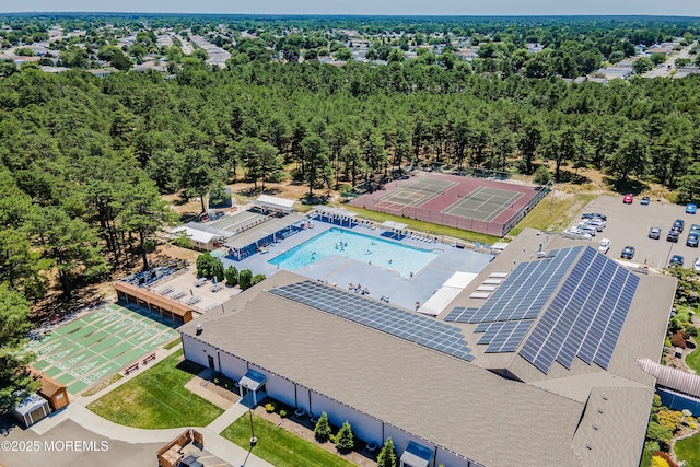 14 Winterton Dr, Toms River, NJ 08757 - bird's eye view of a pool area