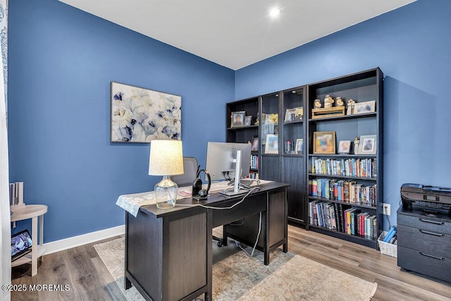 83 Weston Dr, Woolwich, NJ 08085 - office with wood finished floors and baseboards