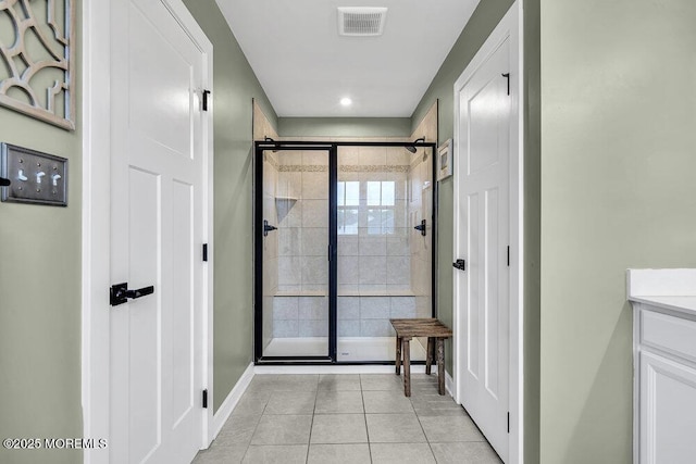 83 Weston Dr, Woolwich, NJ 08085 - interior space with light tile patterned flooring, baseboards, and recessed lighting