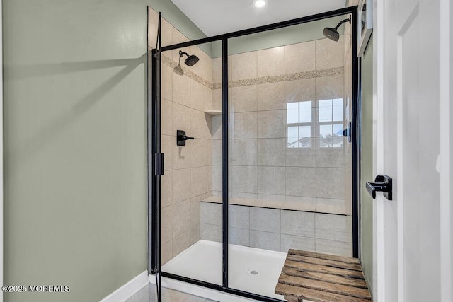 83 Weston Dr, Woolwich, NJ 08085 - full bath with a stall shower and baseboards