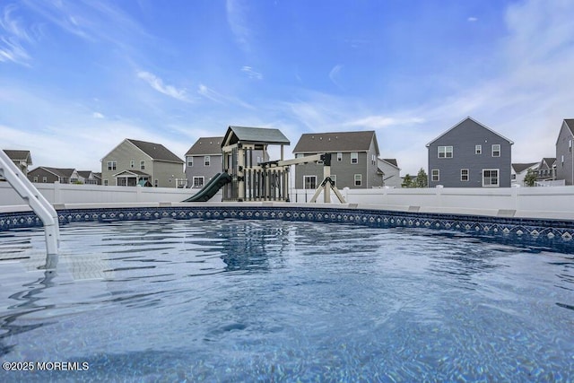 83 Weston Dr, Woolwich, NJ 08085 - view of swimming pool with a fenced backyard and a residential view