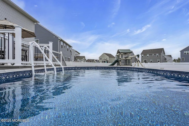 83 Weston Dr, Woolwich, NJ 08085 - view of swimming pool with fence