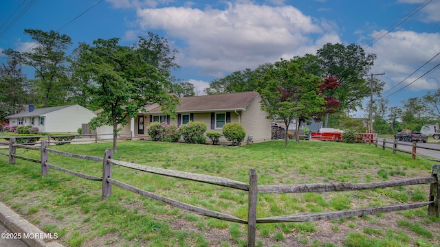 view of ranch-style house