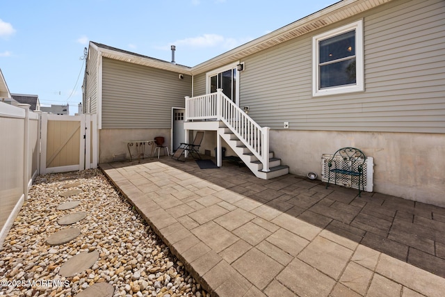 44 Cabana Dr, Brick, NJ 08723 - back of house featuring a gate, a patio, and fence