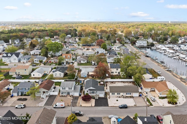 44 Cabana Dr, Brick, NJ 08723 - aerial perspective of suburban area with a large body of water