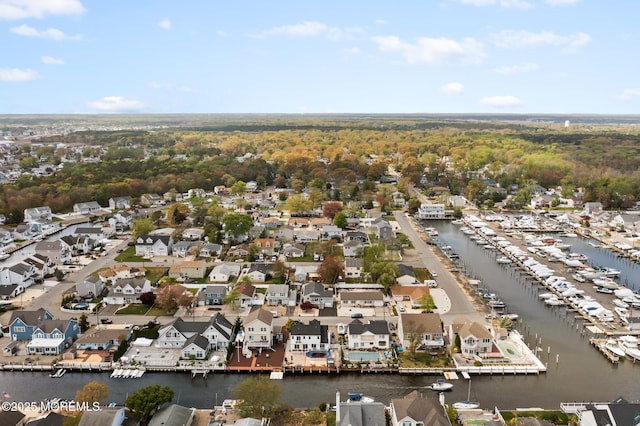 44 Cabana Dr, Brick, NJ 08723 - aerial view of property and surrounding area with a large body of water and nearby suburban area