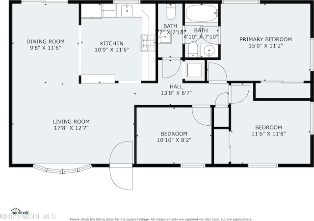 307 Seminole Trl, Browns Mills, NJ 08015 - property floor plan