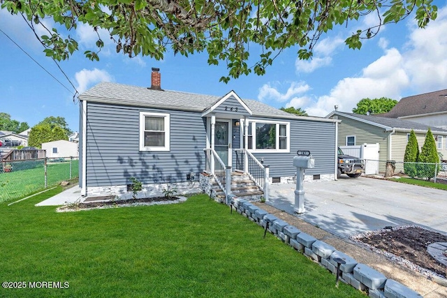 243 6th Ave, Long Branch, NJ 07740 - view of front of home with a chimney and a shingled roof