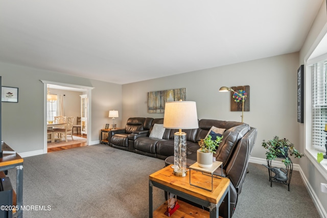 251 Worth St, Brick, NJ 08724 - living room with carpet flooring and baseboards