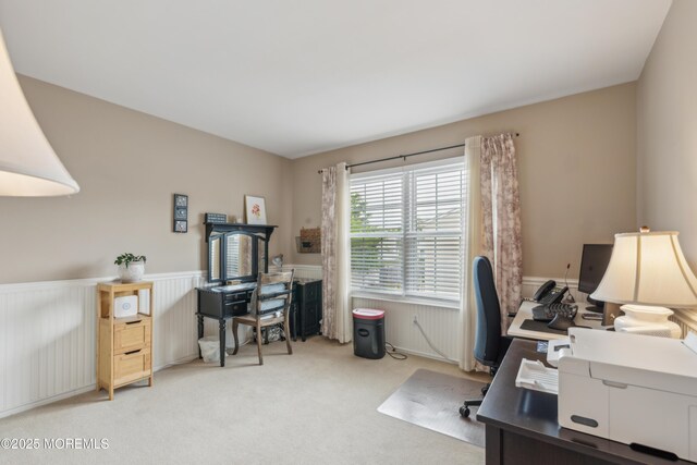 251 Worth St, Brick, NJ 08724 - carpeted office featuring a wainscoted wall