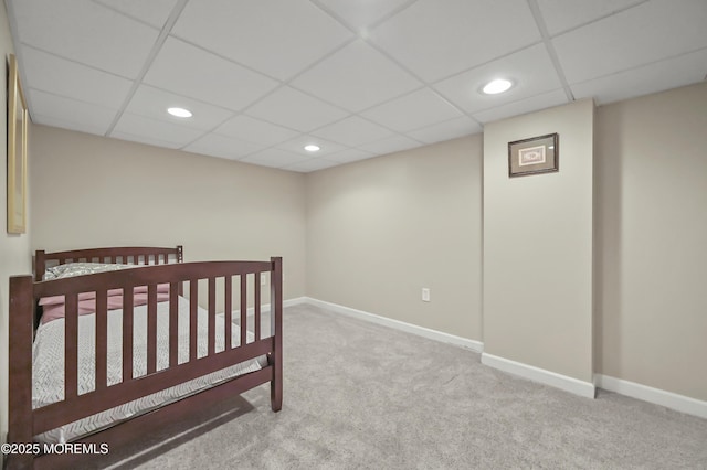 23 Woodpecker Way, Marlboro, NJ 07746 - carpeted bedroom featuring recessed lighting and a drop ceiling