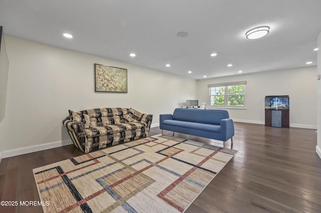 23 Woodpecker Way, Marlboro, NJ 07746 - living room featuring wood finished floors and recessed lighting