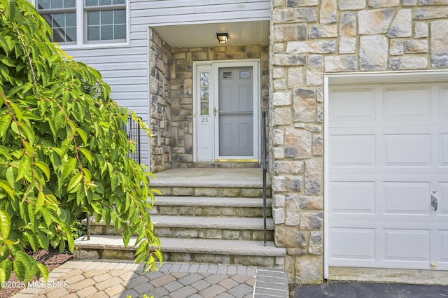 23 Woodpecker Way, Marlboro, NJ 07746 - property entrance featuring stone siding