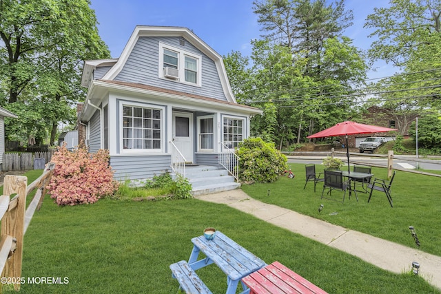 23 Vought Ave, Freehold, NJ 07728 - colonial inspired home with a gambrel roof and entry steps