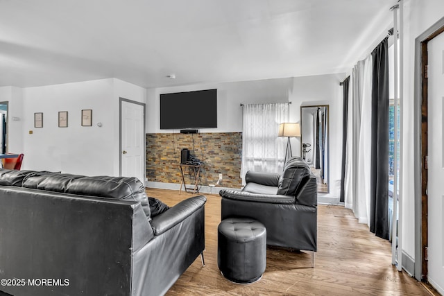 23 Vought Ave, Freehold, NJ 07728 - living area featuring wood finished floors