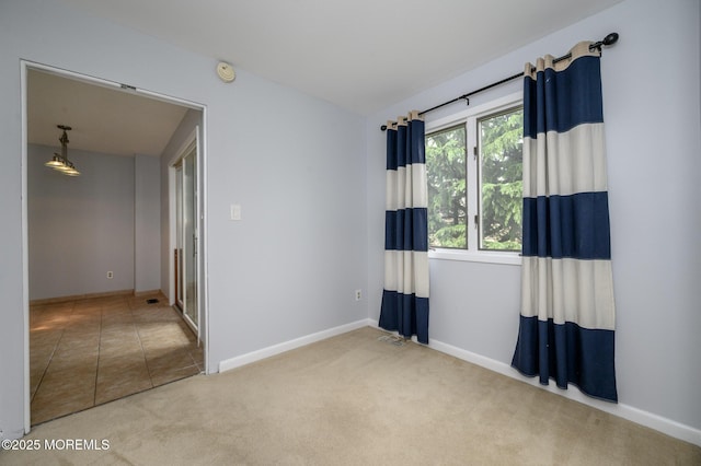 270 Main St Unit 6, Keansburg, NJ 07734 - empty room featuring baseboards, carpet flooring, and a smoke detector