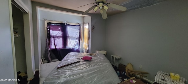 399 Willow Ave, Long Branch, NJ 07740 - bedroom featuring ceiling fan