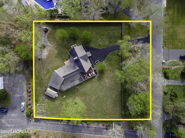 328 E Pleasant Grove Rd, Jackson, NJ 08527 - aerial view of property's location with property boundaries highlighted
