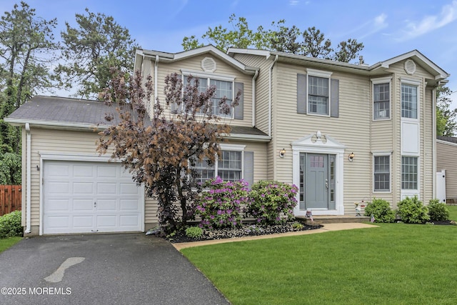 2124 3rd Ave, Toms River, NJ 08757 - view of front of house featuring a garage and asphalt driveway
