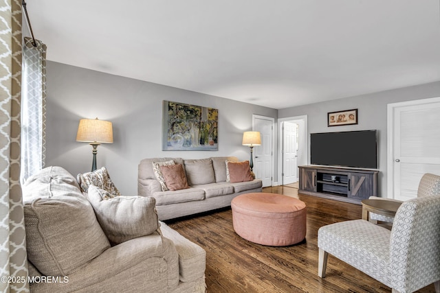 2124 3rd Ave, Toms River, NJ 08757 - living room with wood finished floors