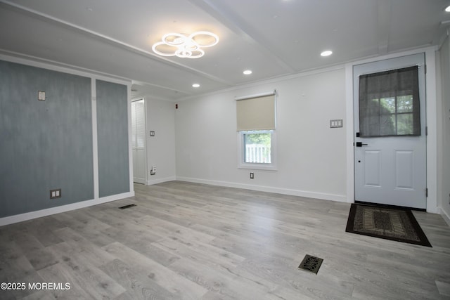 41 Eagle Dr, Whiting, NJ 08759 - foyer with wood finished floors, baseboards, and recessed lighting