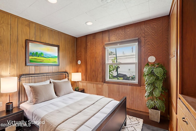 220 W Sylvania Ave Unit 16, Neptune City, NJ 07753 - bedroom with wooden walls