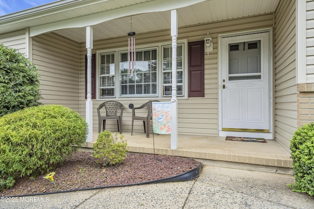 32 Bugle Ct, Toms River, NJ 08757 - entrance to property featuring a porch