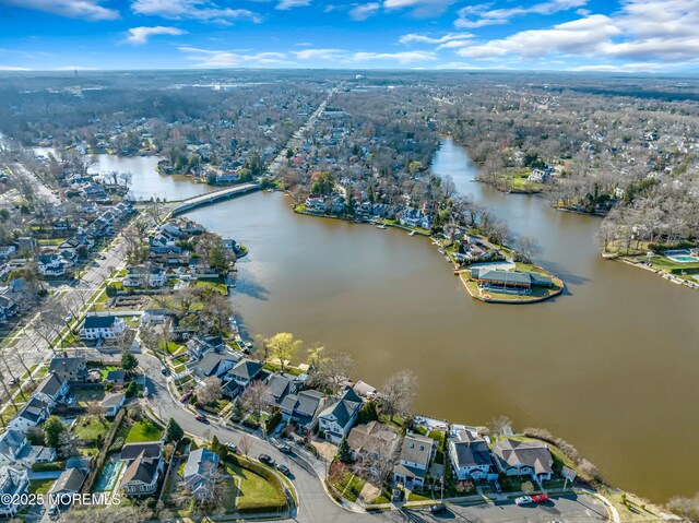 3 Sunset Dr, Asbury Park, NJ 07712 - aerial overview of property's location with a nearby body of water and nearby suburban area