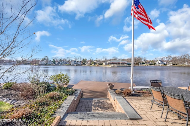 3 Sunset Dr, Asbury Park, NJ 07712 - dock area with a water view