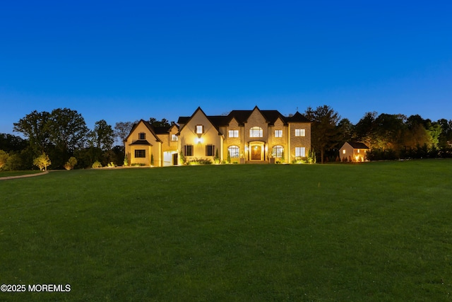 1 Preakness Way, Colts Neck, NJ 07722 - view of front facade featuring a front lawn