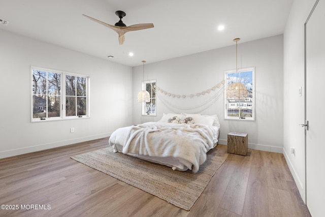 1 Preakness Way, Colts Neck, NJ 07722 - bedroom featuring multiple windows, wood finished floors, recessed lighting, and baseboards