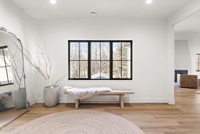 1 Preakness Way, Colts Neck, NJ 07722 - sitting room with recessed lighting, wood finished floors, and baseboards