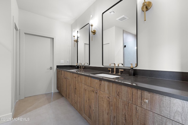 1 Preakness Way, Colts Neck, NJ 07722 - full bath featuring double vanity and tile patterned floors