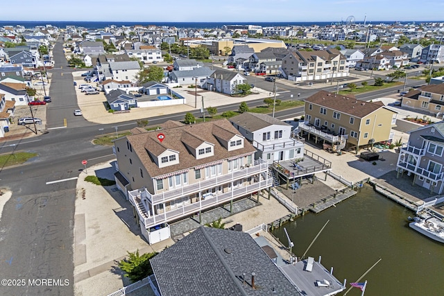 1707 Bay Blvd Unit 4, Seaside Heights, NJ 08751 - aerial perspective of suburban area featuring a large body of water