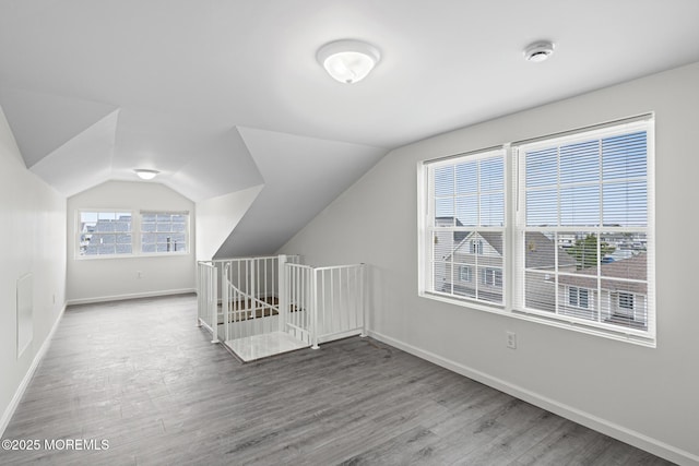 1707 Bay Blvd Unit 4, Seaside Heights, NJ 08751 - bonus room featuring wood finished floors and lofted ceiling