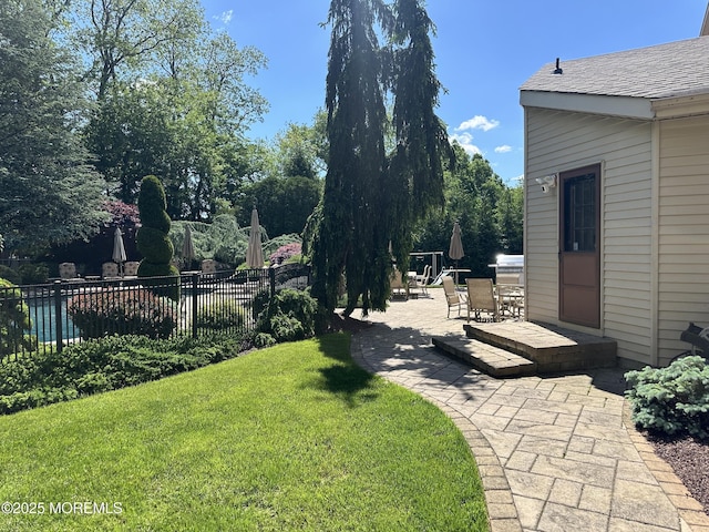 5 Stone Ln, Marlboro, NJ 07746 - view of yard featuring a patio