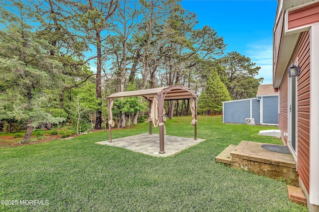 14 Santiago Dr W, Toms River, NJ 08757 - view of green lawn with a gazebo and a patio