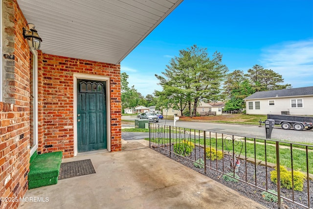 14 Santiago Dr W, Toms River, NJ 08757 - property entrance featuring brick siding and covered porch