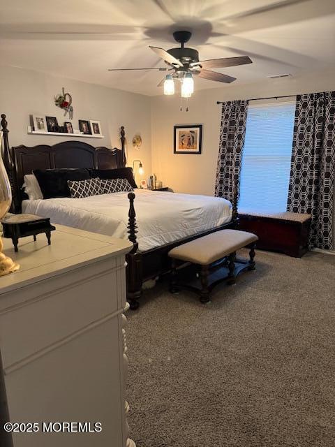4 Capewoods Rd, North Cape May, NJ 08204 - carpeted bedroom with ceiling fan