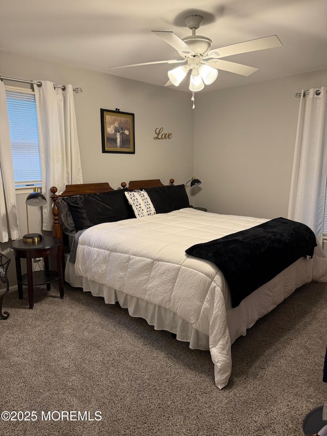 4 Capewoods Rd, North Cape May, NJ 08204 - carpeted bedroom with ceiling fan
