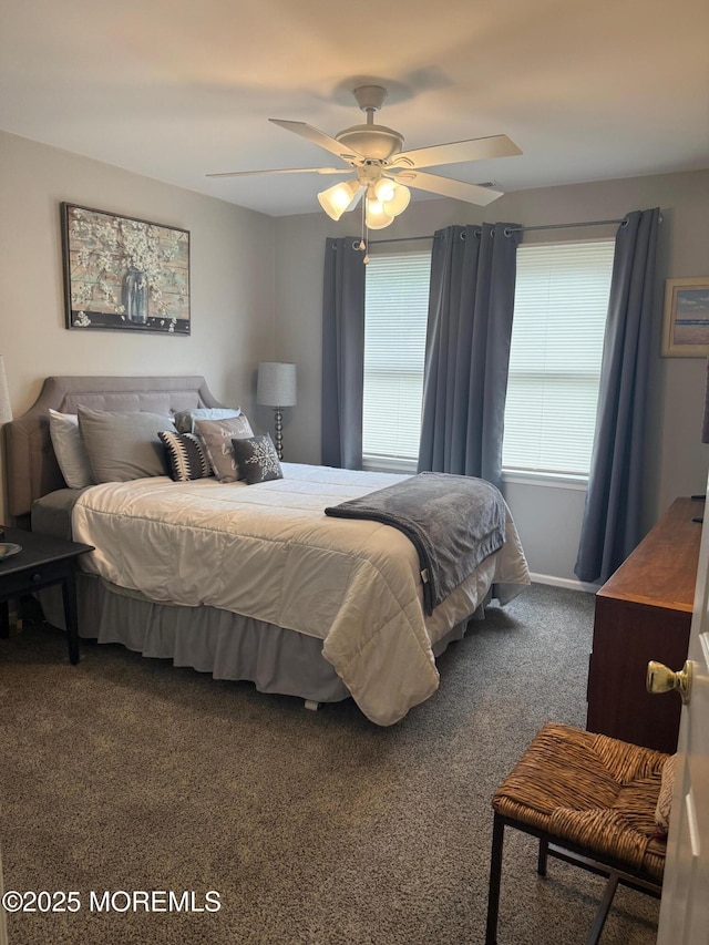 4 Capewoods Rd, North Cape May, NJ 08204 - carpeted bedroom featuring ceiling fan