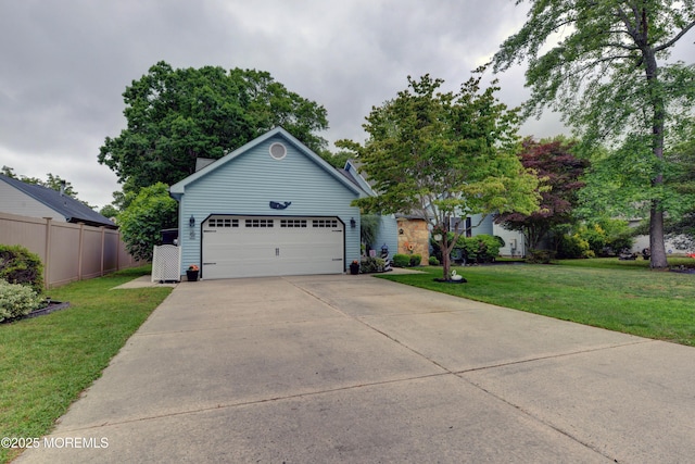 4 Capewoods Rd, North Cape May, NJ 08204 - view of front facade with concrete driveway and a garage