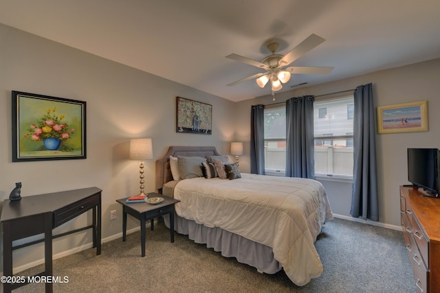 4 Capewoods Rd, North Cape May, NJ 08204 - carpeted bedroom with baseboards and a ceiling fan